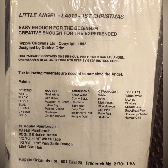 NWT Little Teacher Lady  ready to paint and decorate arts and crafts doll - Picture 14 of 16